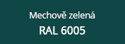 barva pozinkového kotlíku mechově zelená RAL 6005 barva pozinkového kotlíku mechově zelená RAL 6005