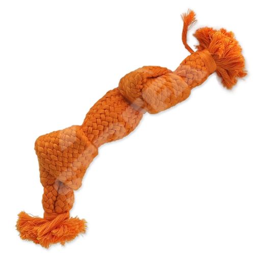 Uzol DOG FANTASY oranžový pískací 2 knôty 22 cm 1 ks