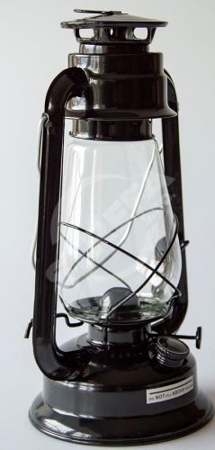 Benzínová lampa 30cm ČIERNA