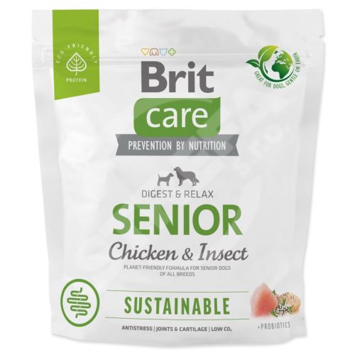 Brit Care Dog Sustainable Senior Chicken & Insect 1kg