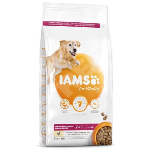 IAMS Dog Senior Large Chicken 3kg