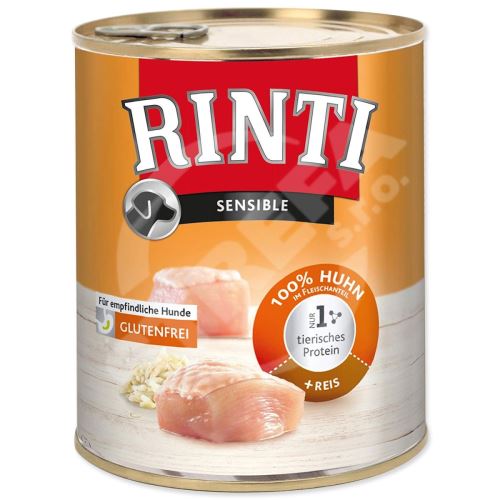 Konzerva RINTI Sensible kuracie mäso + ryža 800 g