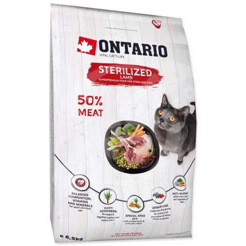 Sterilizované jahňacie mäso pre mačky 6,5 kg