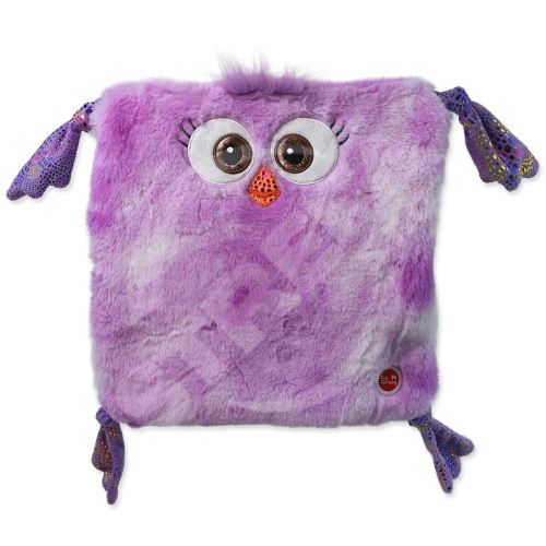 Hračka DOG FANTASY Monsters chicken square fialová šuštiaca 28 cm