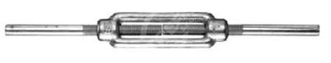 Napínač DIN 1480 zvárací M16, čierny - balenie po 1 ks