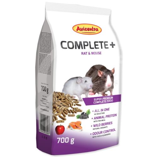 Avicentra COMPLETE+ potkan a myš 700g