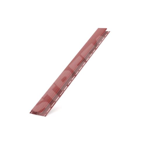 Plastový profil BRYZA "H", dĺžka 3M, červená farba RAL 3011