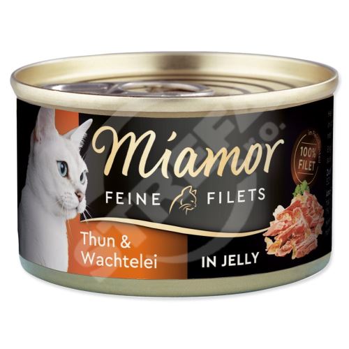 MIAMOR Feine Filets tuniak v konzerve + prepeličie vajcia v želé 100 g