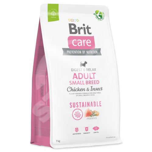 Brit Care Dog Sustainable Adult Small Breed Chicken & Insect 7kg
