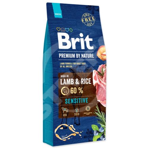 Brit Premium by Nature Sensitive jahňacie 15kg