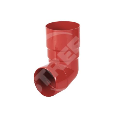 BRYZA Odvodňovacie koleno 89° plast Ø 110 mm, červená RAL 3011