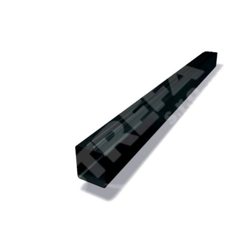 PREFA štvorcová páka 100 x 100 mm / 1500 mm, čierna P10