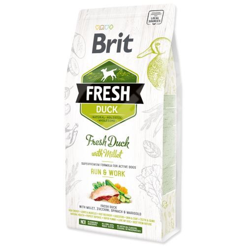 BRIT Fresh Duck with Millet Active Run & Work 2,5 kg