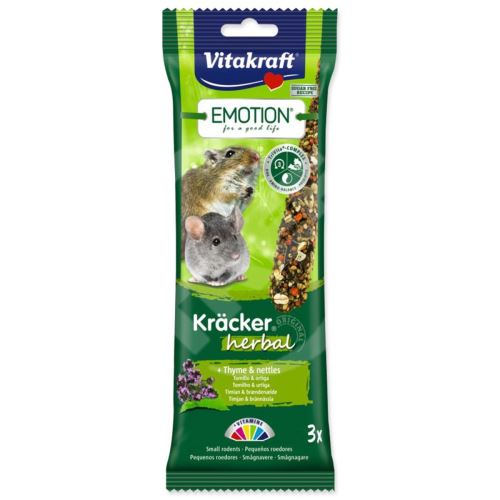 VITAKRAFT Emotion Kracker Bylinné tyčinky pre malé hlodavce 75 g