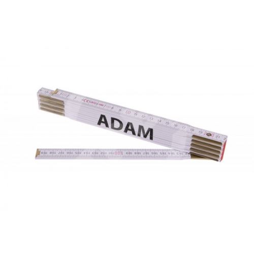 Skladací 2m ADAM (PROFI, biely, drevo) - balenie 1 ks
