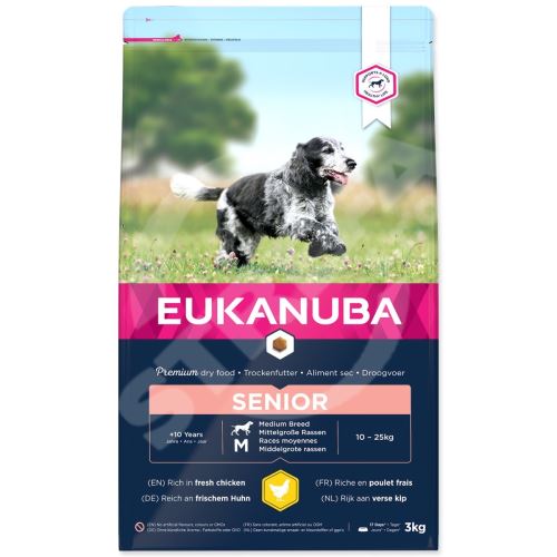 EUKANUBA Senior stredné plemeno 3 kg