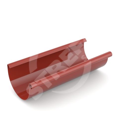 BRYZA Žľab, plastový žľab Ø 100 mm, dĺžka 4 m, červená RAL 3011