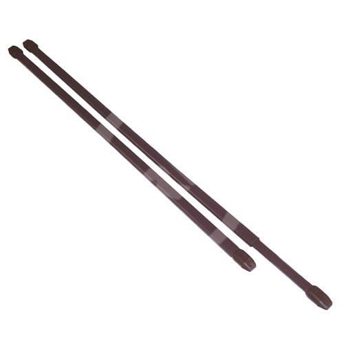 Vitrážová tyč 80-150cm, kov, hnedá