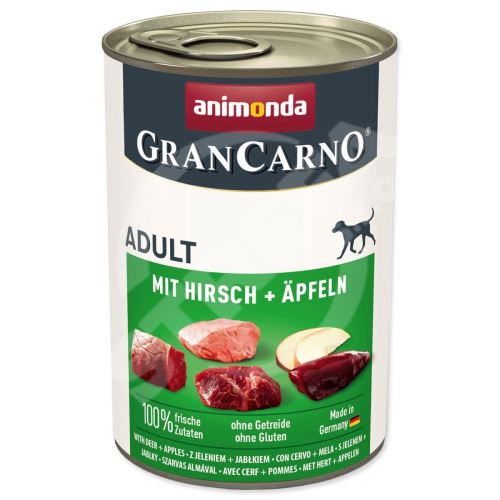 Konzerva Animonda Gran Carno Adult s jeleňom a jablkami 400g