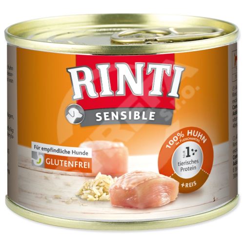 Konzerva RINTI Sensible kuracie mäso + ryža 185 g