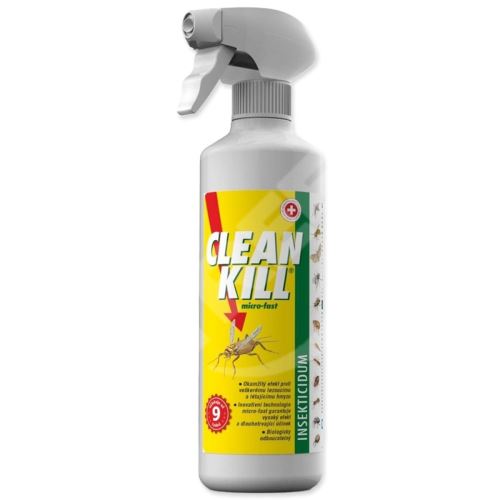 CLEAN KILL mikro-rýchly sprej proti hmyzu 450 ml