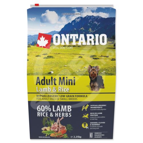 Dog Adult Mini Lamb & Rice 2,25 kg