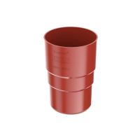 BRYZA Plastová spojka zvodu Ø 63 mm, červená RAL 3011