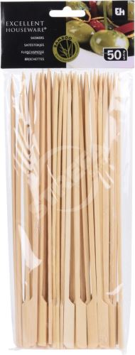 Bambusové špajdle 25cm s rukoväťou (50ks)