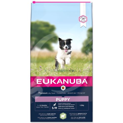 EUKANUBA Puppy Small & Medium Breed Lamb 12 kg