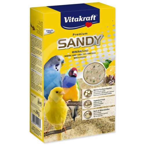 Piesok VITAKRAFT Sandy pre malé papagáje 2 kg