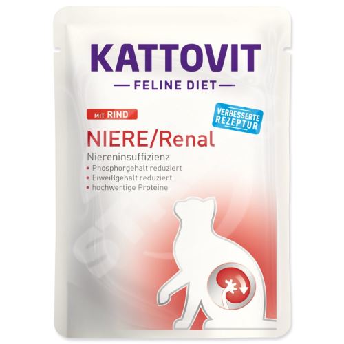 KATTOVIT Niere / Vrecúško s hovädzím mäsom 85 g