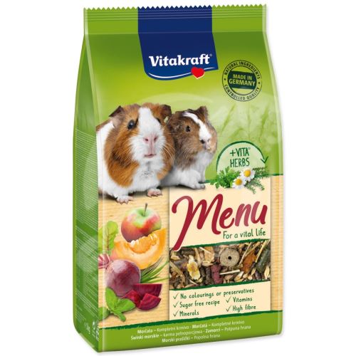 Menu VITAKRAFT Vrecko pre morčatá 1 kg