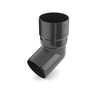 Plastové koleno BRYZA 67° Ø 63 mm, antracit RAL 7021