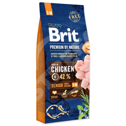 Brit Premium by Nature Senior S+M 15kg