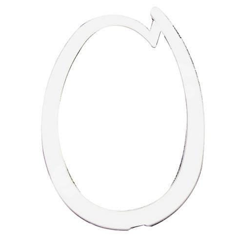 Kúpeľňový krúžok na záclony biely (10ks)