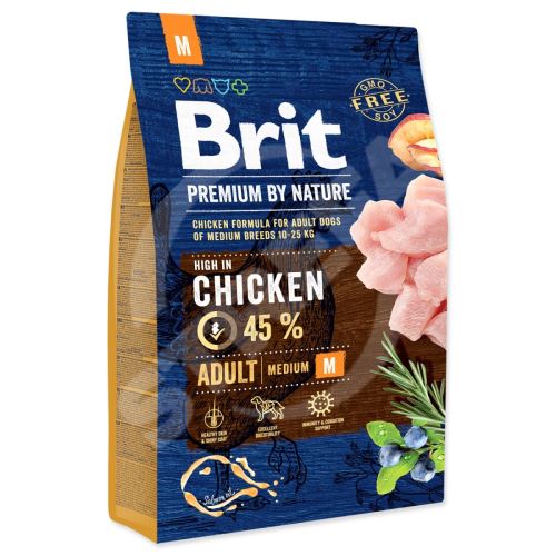 Brit Premium by Nature Adult M 3kg