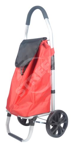 Nákupná taška SYDNEY 42l, kapacita 40 kg červená/čierna