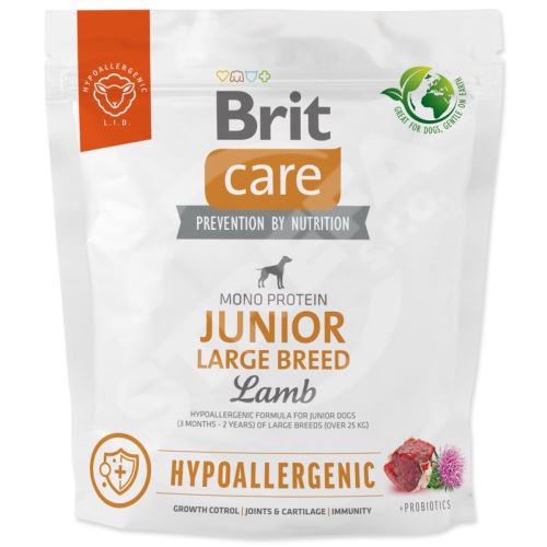 Brit Care Dog Hypoallergenic Junior Large Breed Lamb 1kg