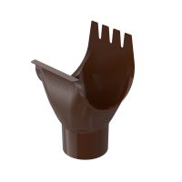 BRYZA STAL Pozinkovaný kotlík Ø 150/100 mm, hnedý RAL 8017