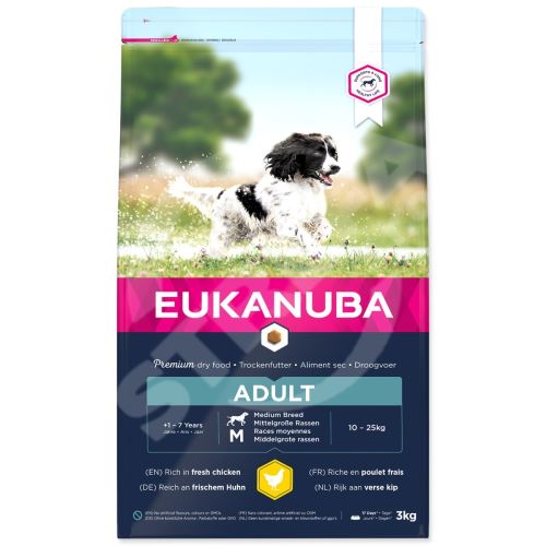 EUKANUBA Adult Stredné plemeno 3 kg