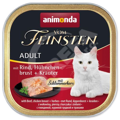 Paštéta Vom Feinstein hovädzie mäso, kuracie prsia + bylinky 100 g