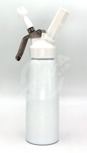 Fľaša na šľahačku 0,5l White CREAM hliník