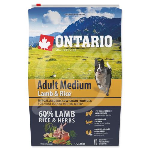 Dog Adult Medium Lamb & Rice 2,25 kg