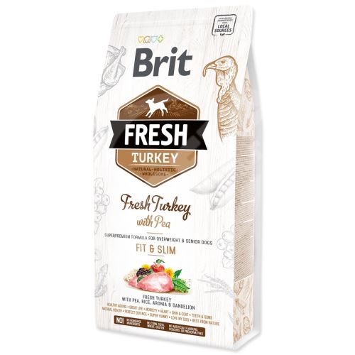 BRIT Čerstvý moriak s hráškom Light Fit & Slim 2,5 kg