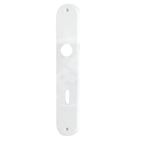 Plastový štít KLASIK na dózický kľúč, 72 mm (10 párov) biely