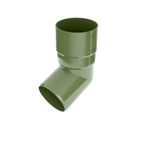 Plastové koleno BRYZA 67° Ø 63 mm, zelené RAL 6020