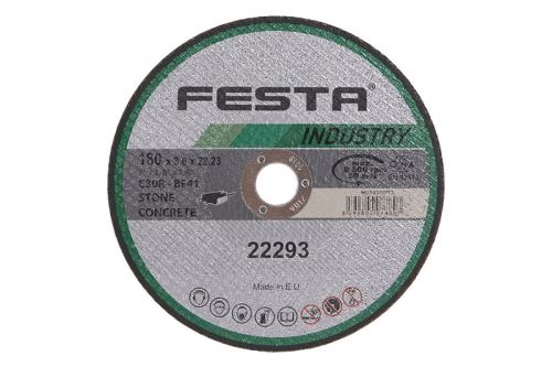 FESTA Kotouč řezný INDUSTRY na kámen 180x3x22.2mm 22293.03