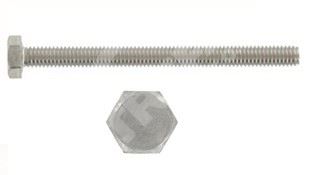 Skrutka DIN 933 M10 x 80 z nehrdzavejúcej ocele A2 - balenie 50 kusov