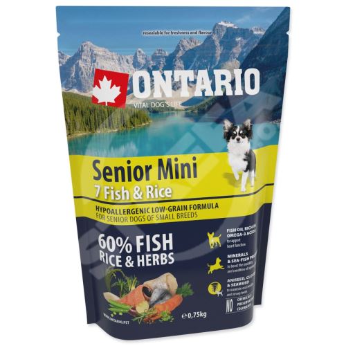 Senior Mini Fish & Rice 0,75 kg