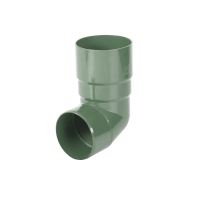 BRYZA Odtokové koleno 89° plast Ø 63 mm, zelená RAL 6020